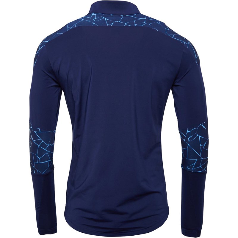 Puma Herren MCFC Manchester City Stadium Fußball Trikots Blau