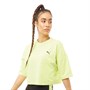 Puma Womens Evide Crop T-Shirt Sunny Lime