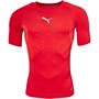 Puma Haut d'Entraînement à Manches Longues evoKNIT Baselayer Homme Rouge