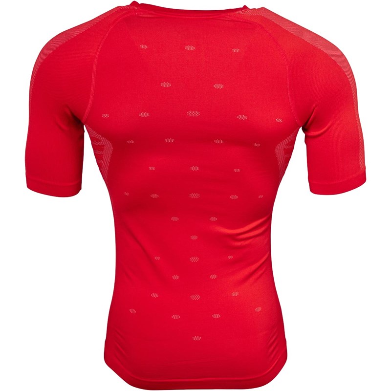 Puma Haut d'Entraînement à Manches Longues evoKNIT Baselayer Homme Rouge