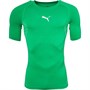 Puma Mens evoKNIT Baselayer Short Sleeve Bright Green