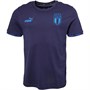 Puma Męskie Figc Italy FtblCulture T-Shirt Niebieski