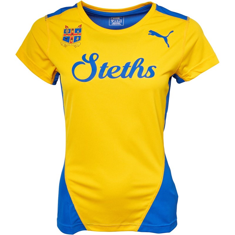 Puma Womens Performance dryCELL Running Top Spectra Yellow