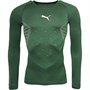 Puma Mens Final evoKNIT Baselayer Long Sleeve Dark Green