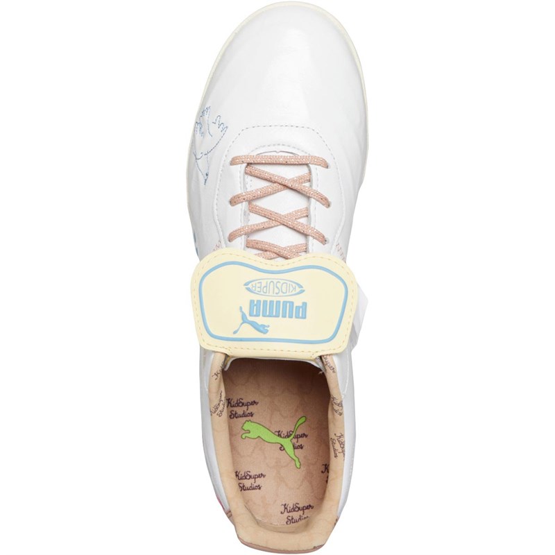 Puma Chaussures de Foot King X TT Astro Homme Blanc