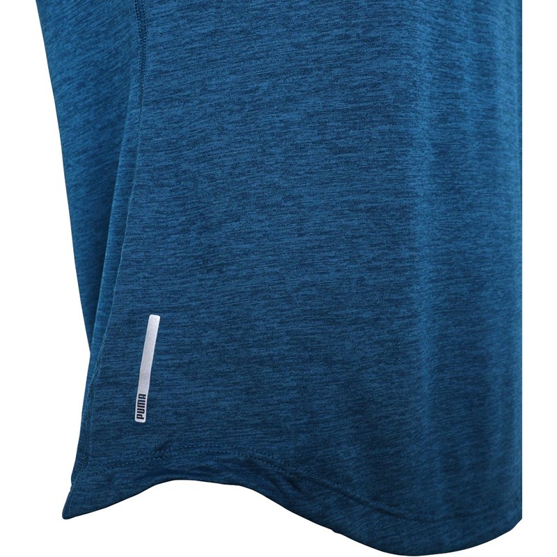 Puma Damskie Ignite Heather T-Shirt Niebieski