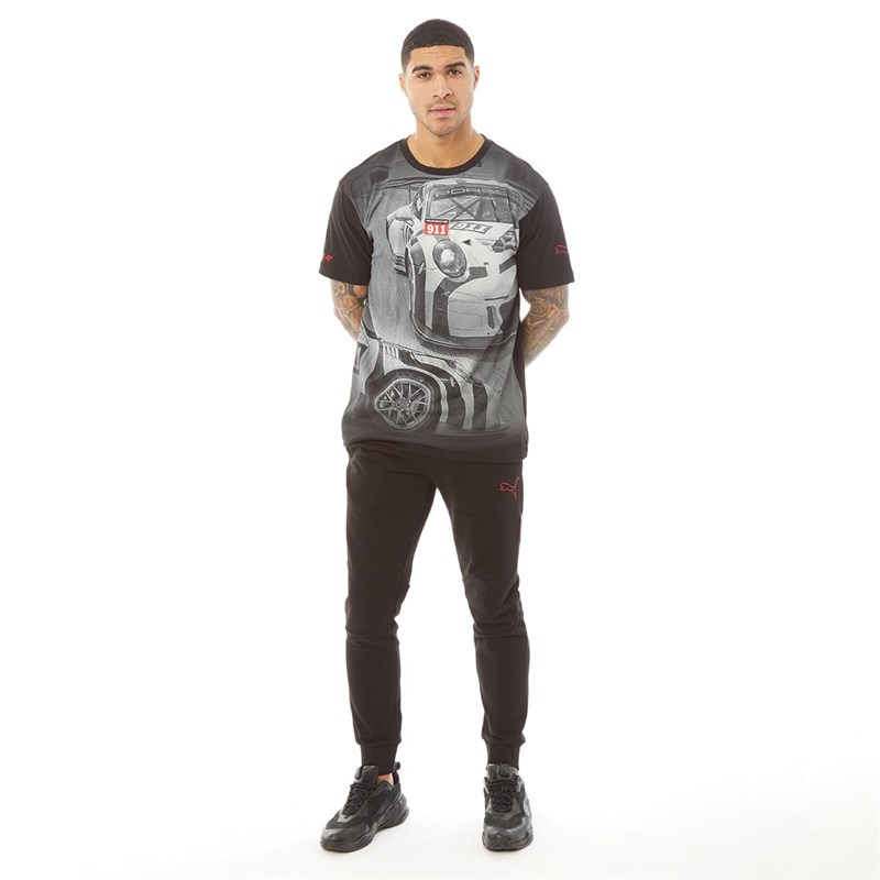 Puma T-Shirts Porsche Legacy Homme Noir