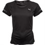 Puma Womens Runner ID dryCELL Running Top Black Heat