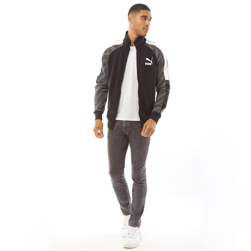 Puma Mens T7 Track Jacket Puma Black
