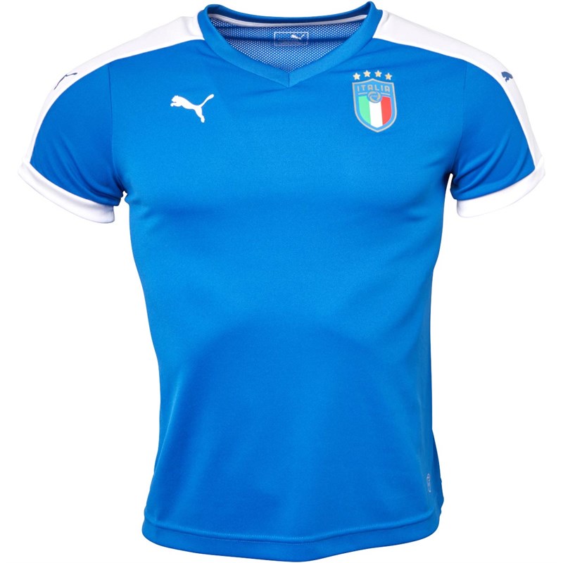 Puma Mens FIGC Italy Training Jersey Puma Royal/Puma White