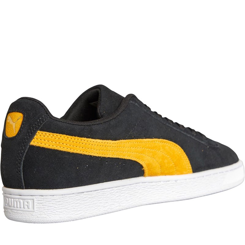 Mens puma suede classic black cheap gum