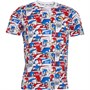 Puma Herren X Sonic AOP T-Shirts Weiß