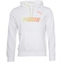 Puma Herren XBU Neon Graphic Kapuzenpullover Weiß