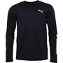 Puma Mens XBU Neon Graphic Long Sleeve T-Shirt Puma Black