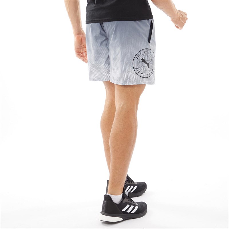 Puma Mens XBU Woven AOP Shorts Puma Black