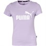 Puma Mädchen Essentials Logo T-Shirts Lila