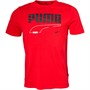 Puma Mens Rebel Graphic T-Shirt High Risk Red