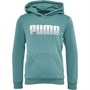 Puma Sweats à Capuche Graphic Garçon Vert de Mer