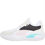 Puma Mens Court Rider Summer Days Basketball Shoes White/Pink