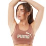 Puma Brassière de sport Essentials Logo Sports Femme Marron