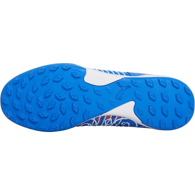Puma Mens Future Z 3.2 TT Astro Football Boots Blue/Red