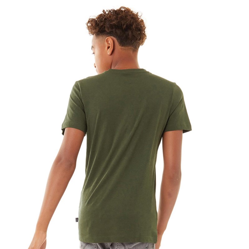 Puma Junior Graphic T-Shirt Forest Night