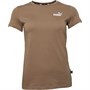 Puma Damen Essentials Small Logo T-Shirts Braun