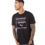 Puma Herren Graphic T-Shirts Schwarz