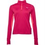 Puma Womens Run Favorite DryCELL Long Sleeve 1/4 Zip Running Top Persian Red/Sunblaze