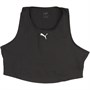 Puma Womens Ready To Go Sports Bra Top Plus Size Black