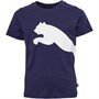 Puma Junior Graphic T-Shirt Peacoat