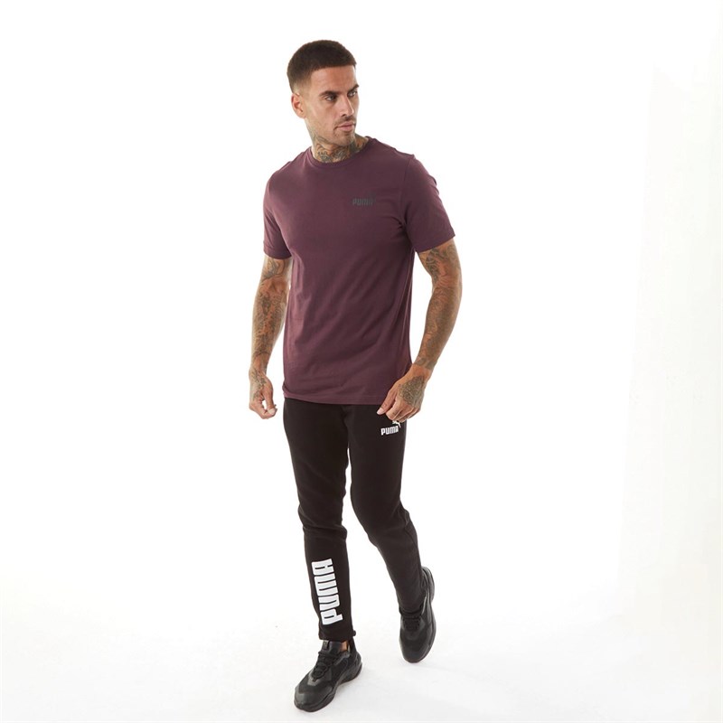 Puma Mens Essentials Small Logo T-Shirt Fudge