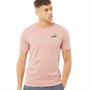 Puma Herren Essentials Small Logo T-Shirts Rosa