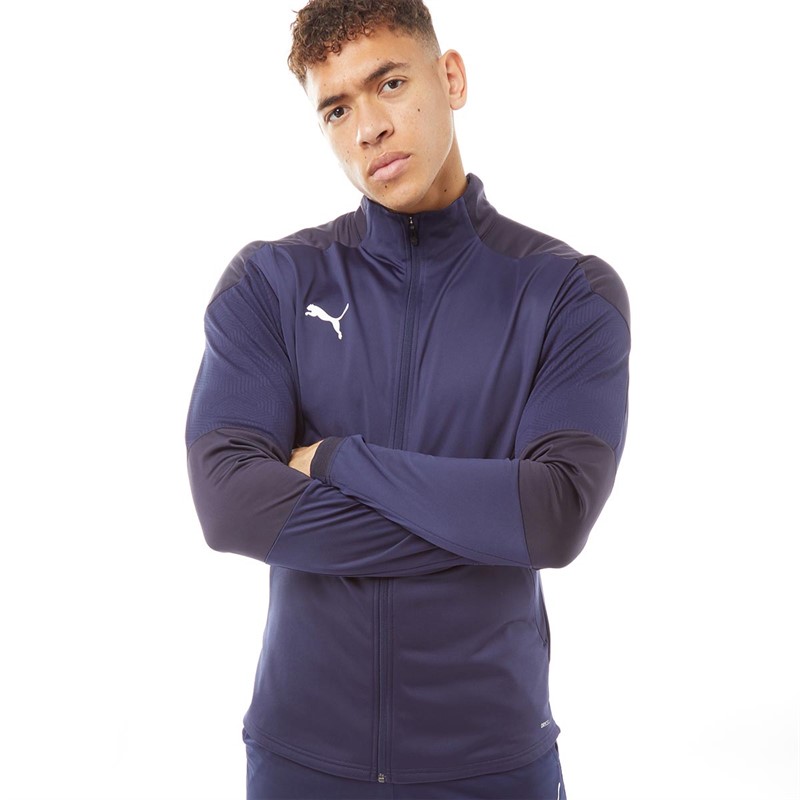 Puma Mens teamfinal 21 Training Jacket Peacoat/Blue