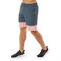 Puma Mens Power Colorblock 9 Inch Woven Shorts Dark Slate/Rosette