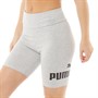 Puma Dames Essentials 7 Inch Logo Sportperformance shorts Grijs