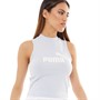 Puma Damskie Essentials High Neck Kamizelki/Bezrękawniki Niebieski