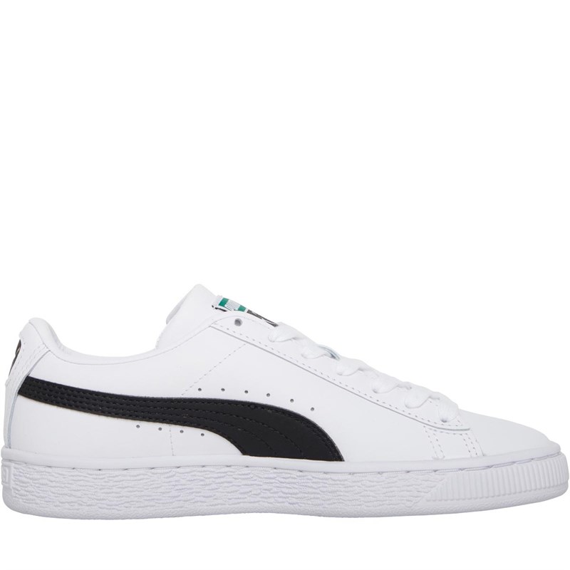 Puma basket junior white best sale