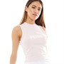 Puma Womens Essentials High Neck Tank Lavender