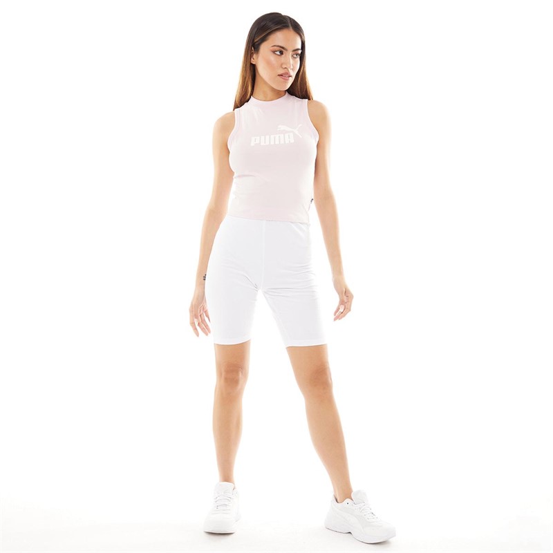 Puma Womens Essentials High Neck Tank Lavender