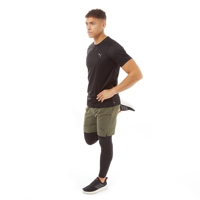 Puma Męskie Seamless dryCELL Legginsy Czarny