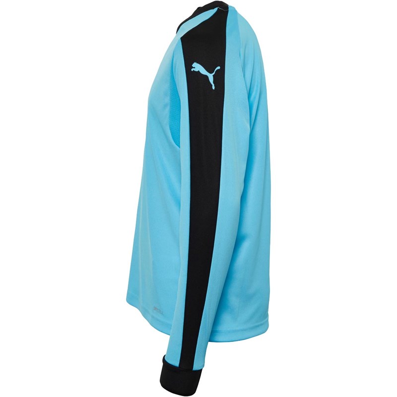 Puma Junior Liga Goalkeeper Jersey Aqua/Puma Black