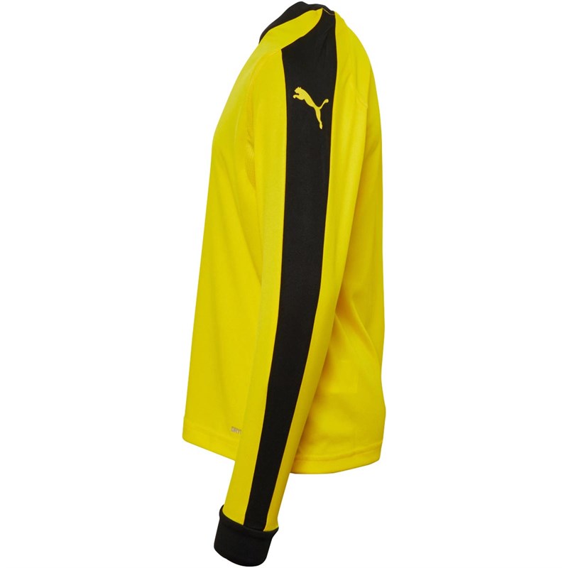 Puma Junior Liga Goalkeeper Jersey Cyber Yellow/Puma Black