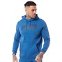 Puma Mens Sportstyle Fleece Hoodie Lake Blue