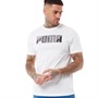 Puma Mens Sportstyle Logo Tee White