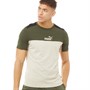 Puma Mens Essentials Block T-shirt Putty