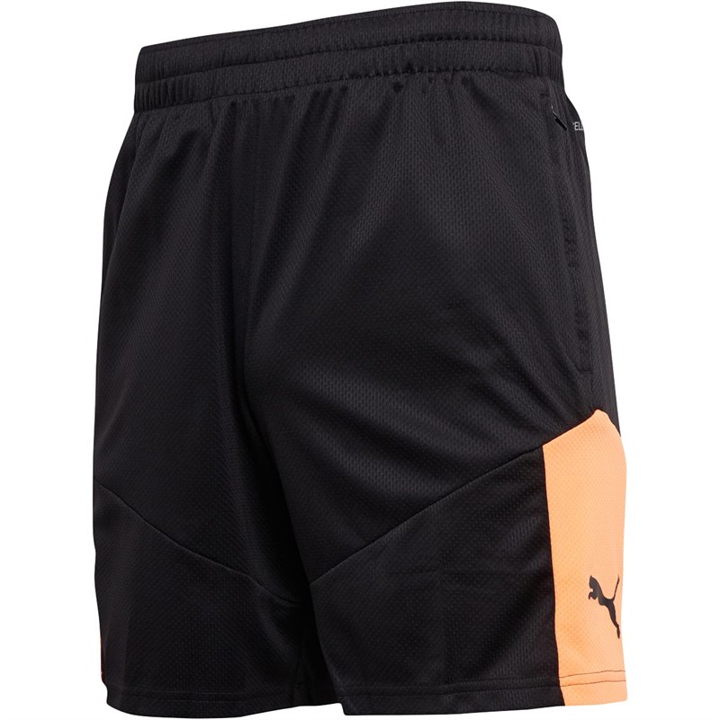 Buy Puma Mens Individual Final dryCELL Training Shorts Puma Black Neon