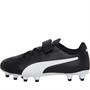 Puma Chaussures de Foot Monarch II FG/AG Firm Ground Enfants Noir