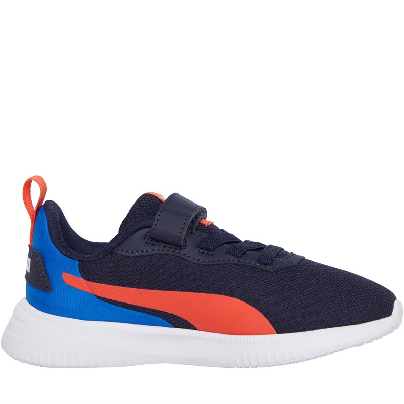 Puma Kids Flyer Flex Block AC Sneakers Blauw