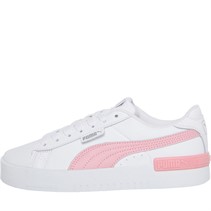 Puma Junior Girls Jada Trainers White/Peony